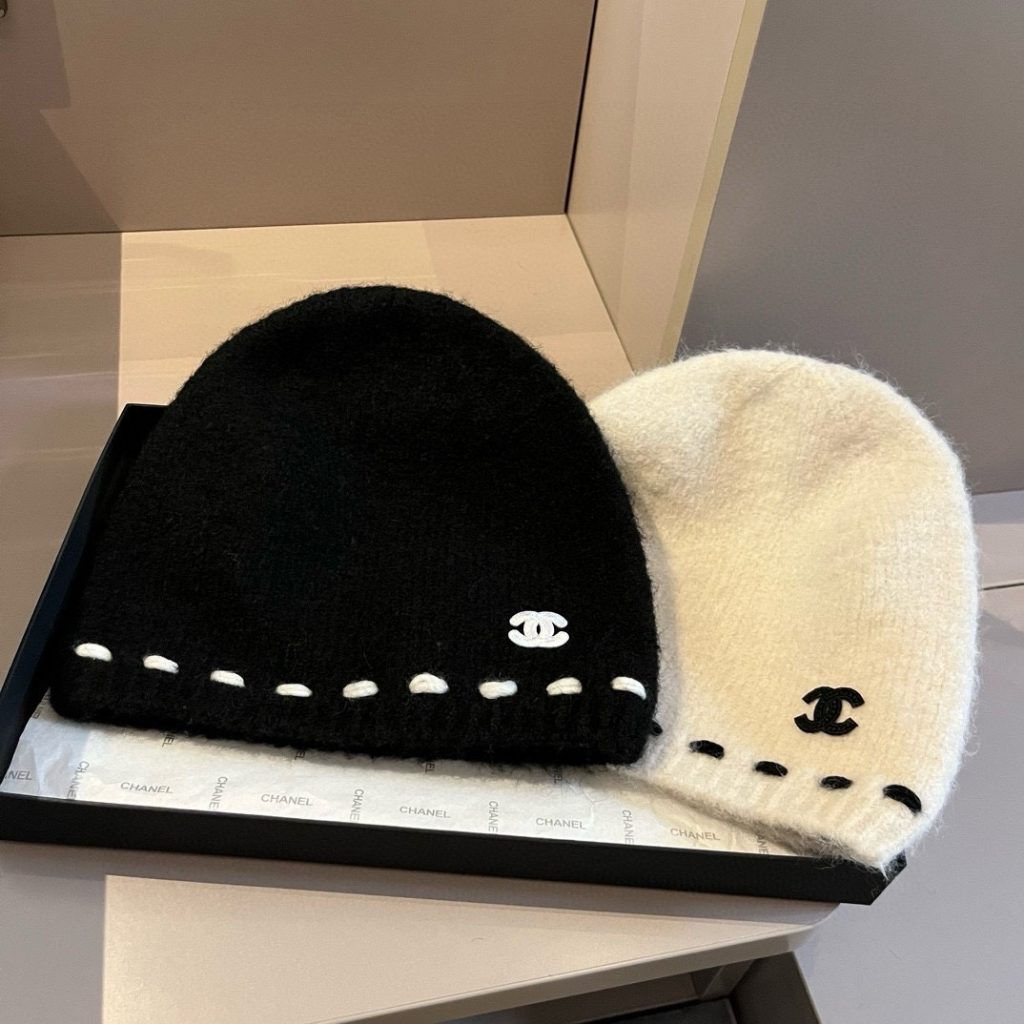 CHANEL Knit Wool Beanie