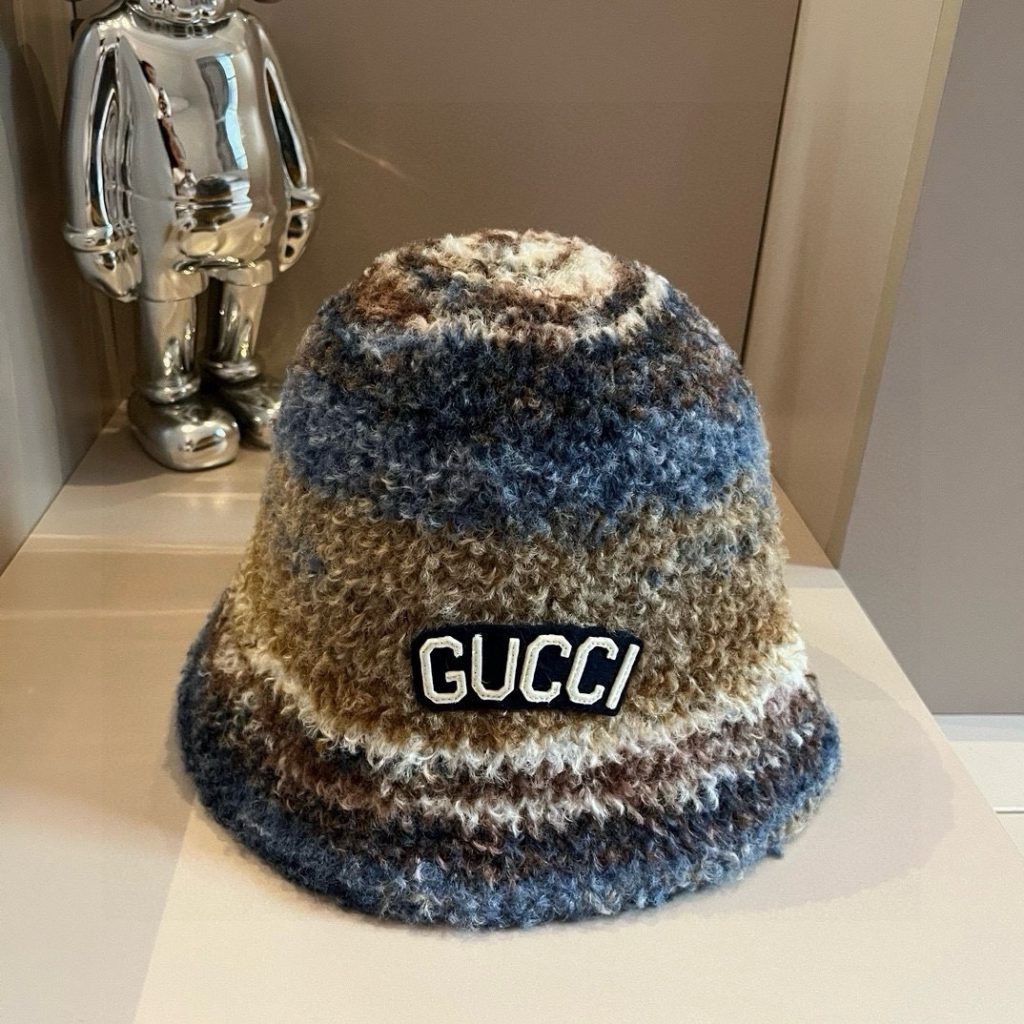 Gucci New Lamb Wool Fisherman Hat, Head Circumference 57cm