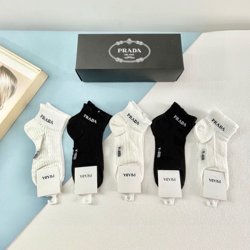 Prada high-end bestselling ankle socks