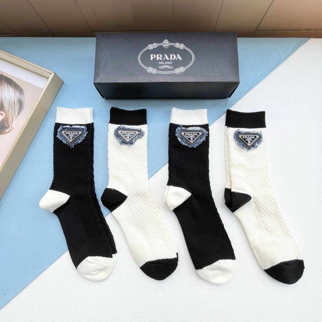 Prada Bestselling Knee-High Socks