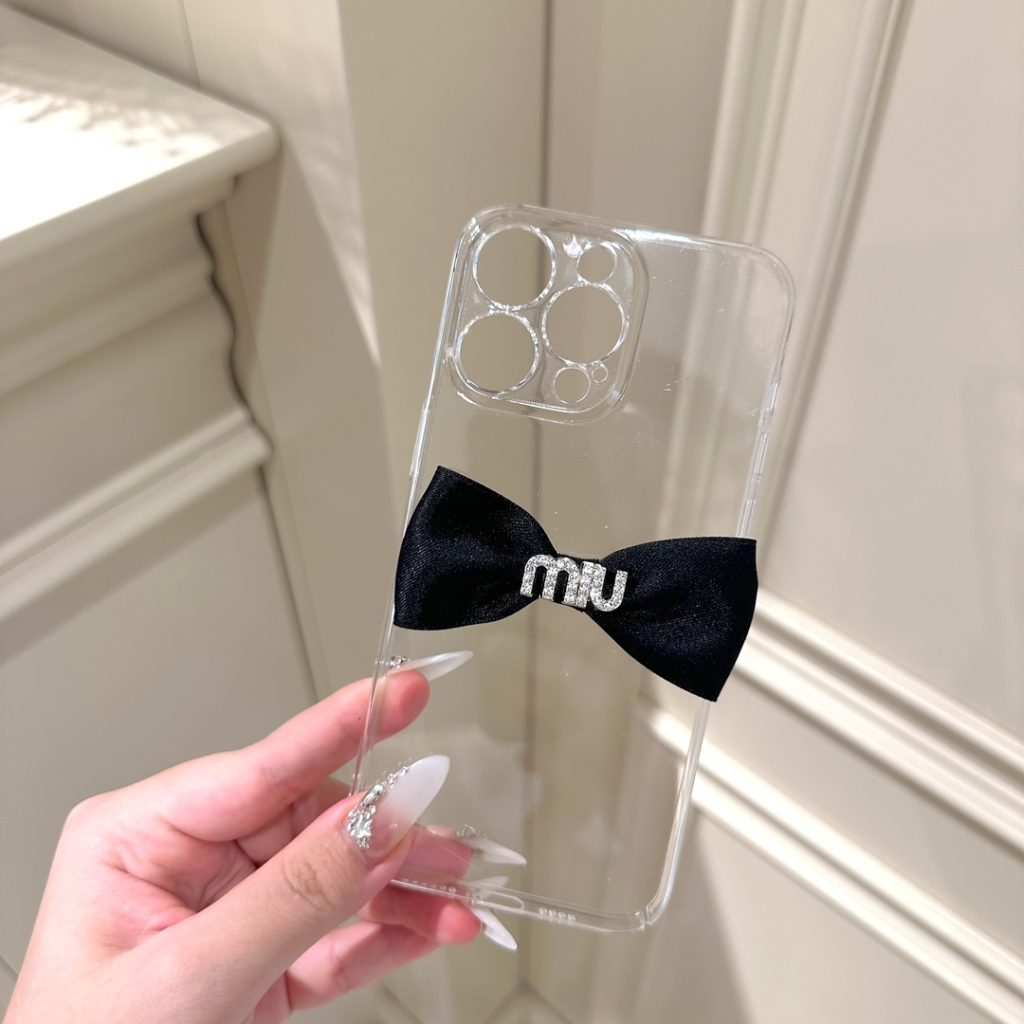 Miu Miu Princess Style Bow iPhone Case