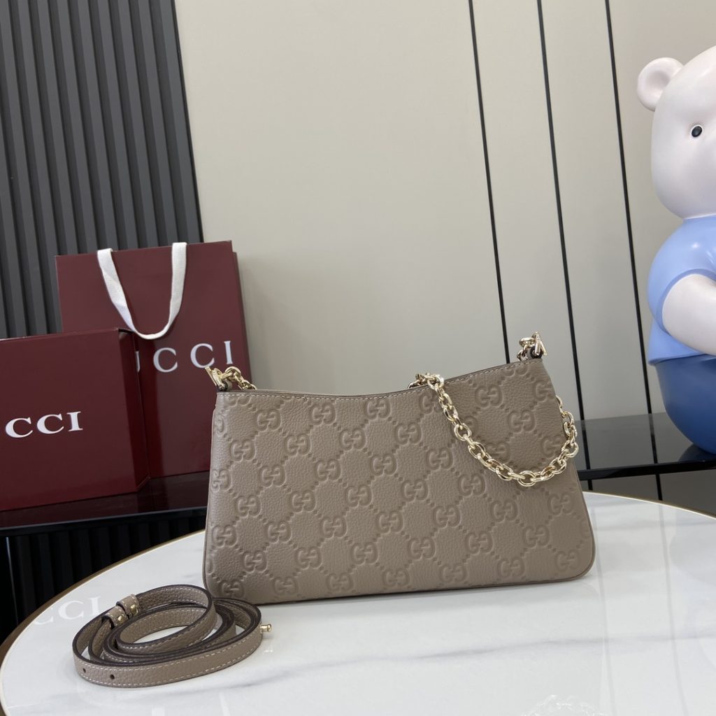 Gucci GG Emblem Small Shoulder Bag