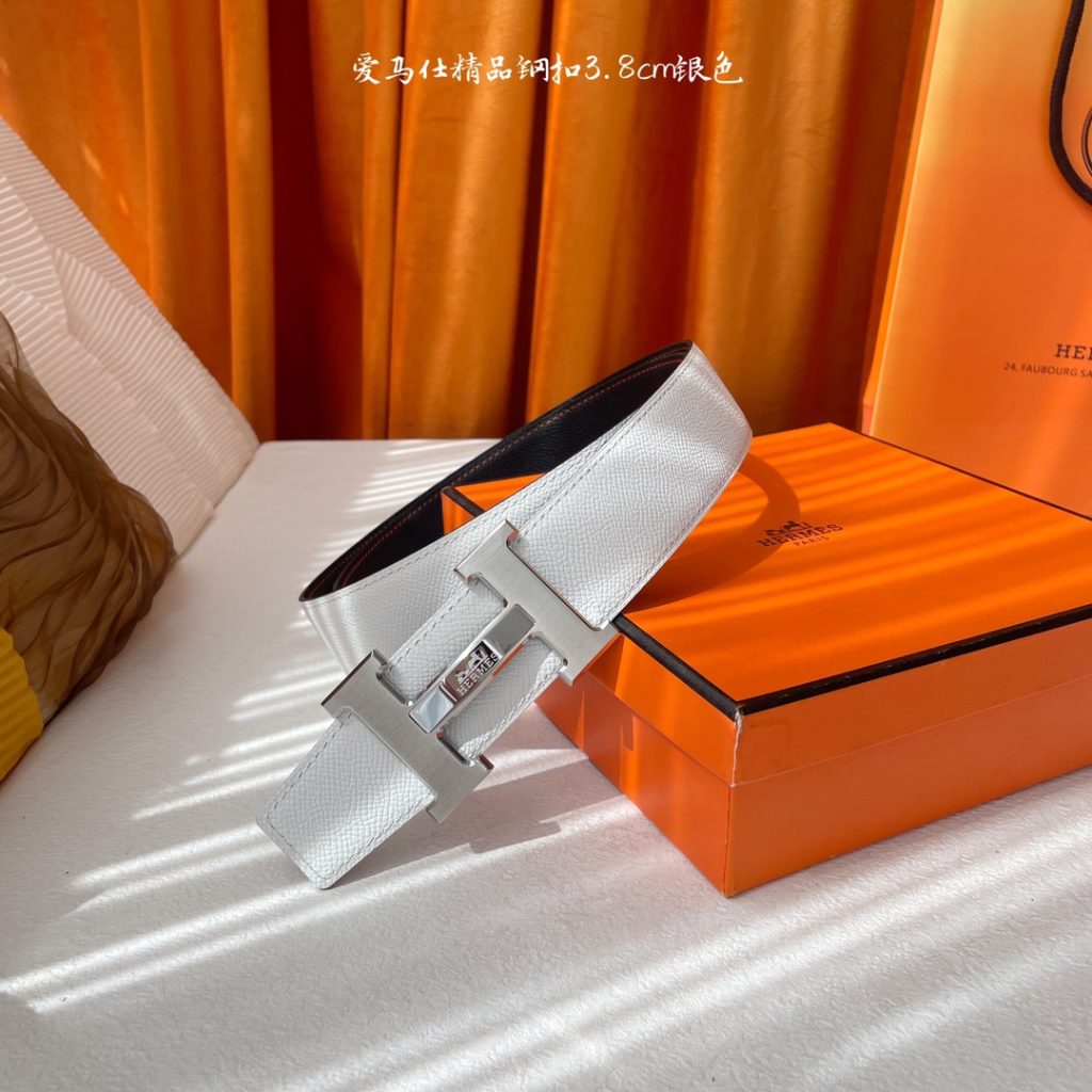 Hermès 3.8cm Reversible Belt