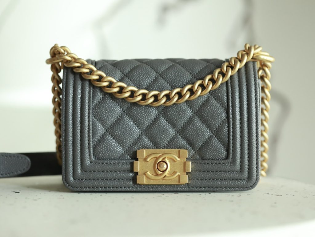 Chanel Mini Leboy – Gray