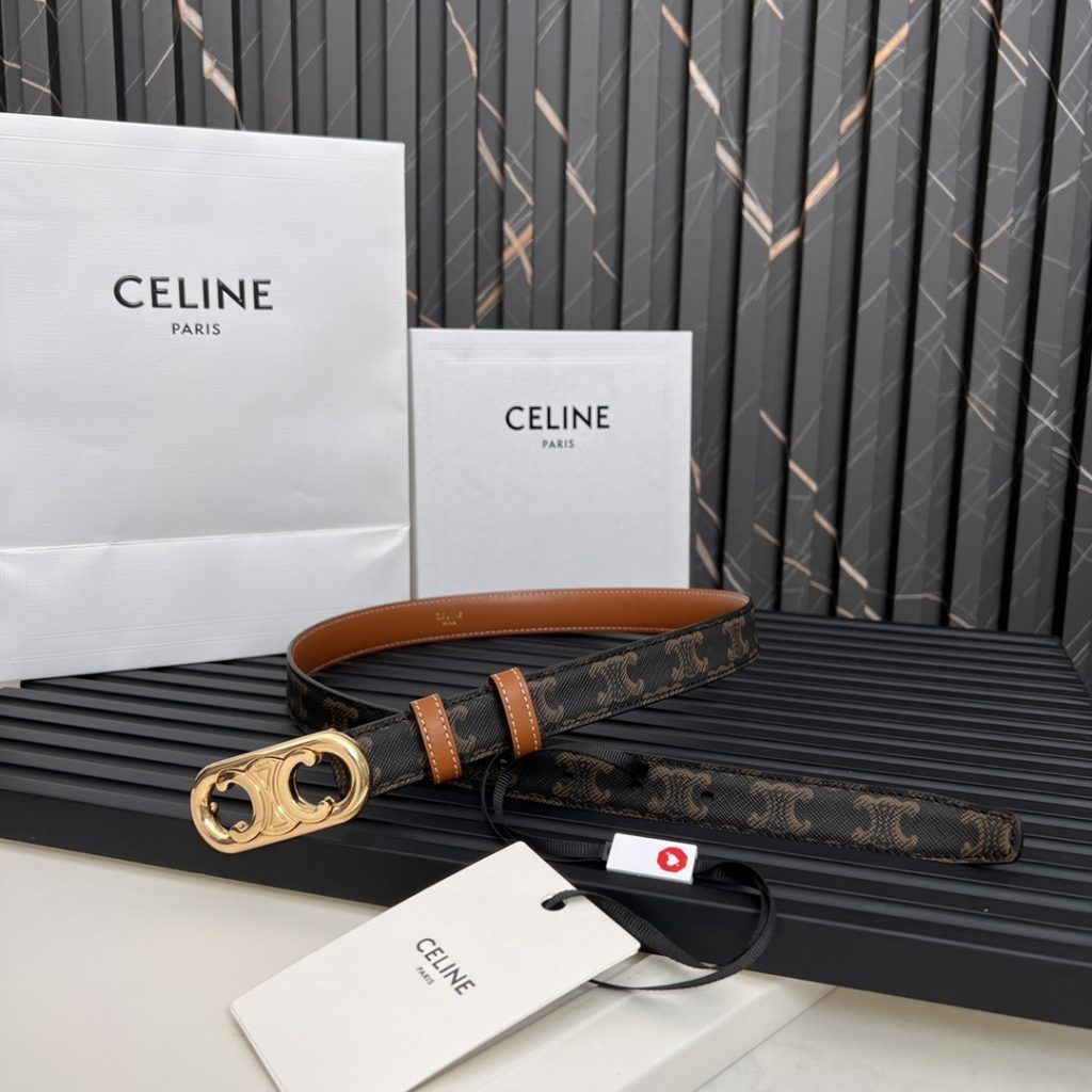 Celine Latest Unisex Belt, 2.5cm Width