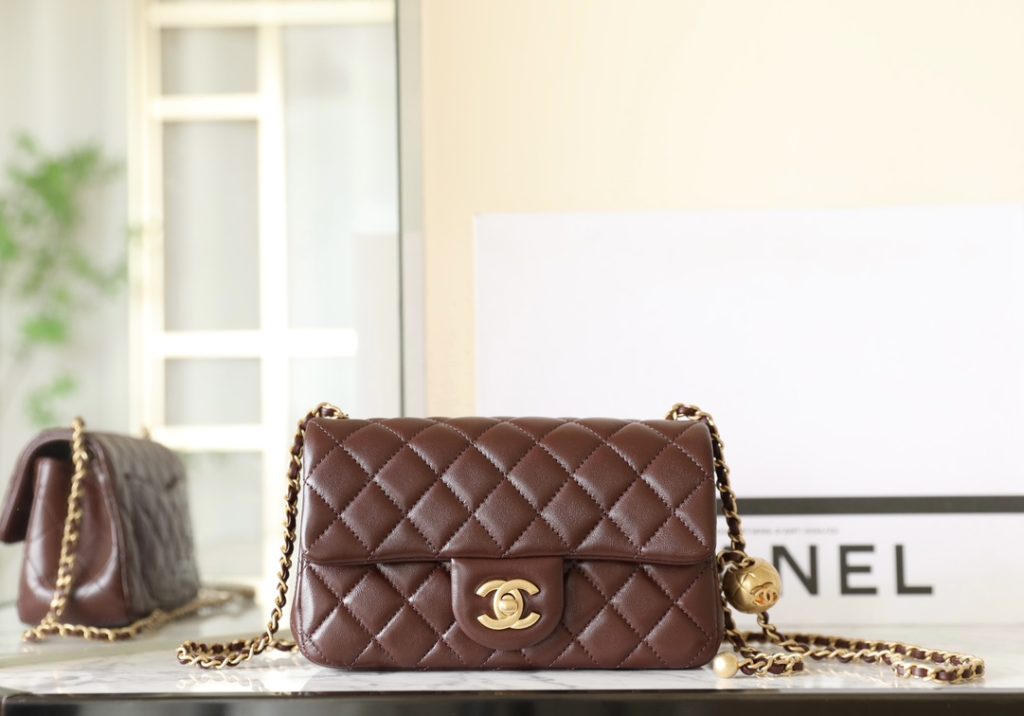 Chanel 24K Latest Gold Ball Flap Bag