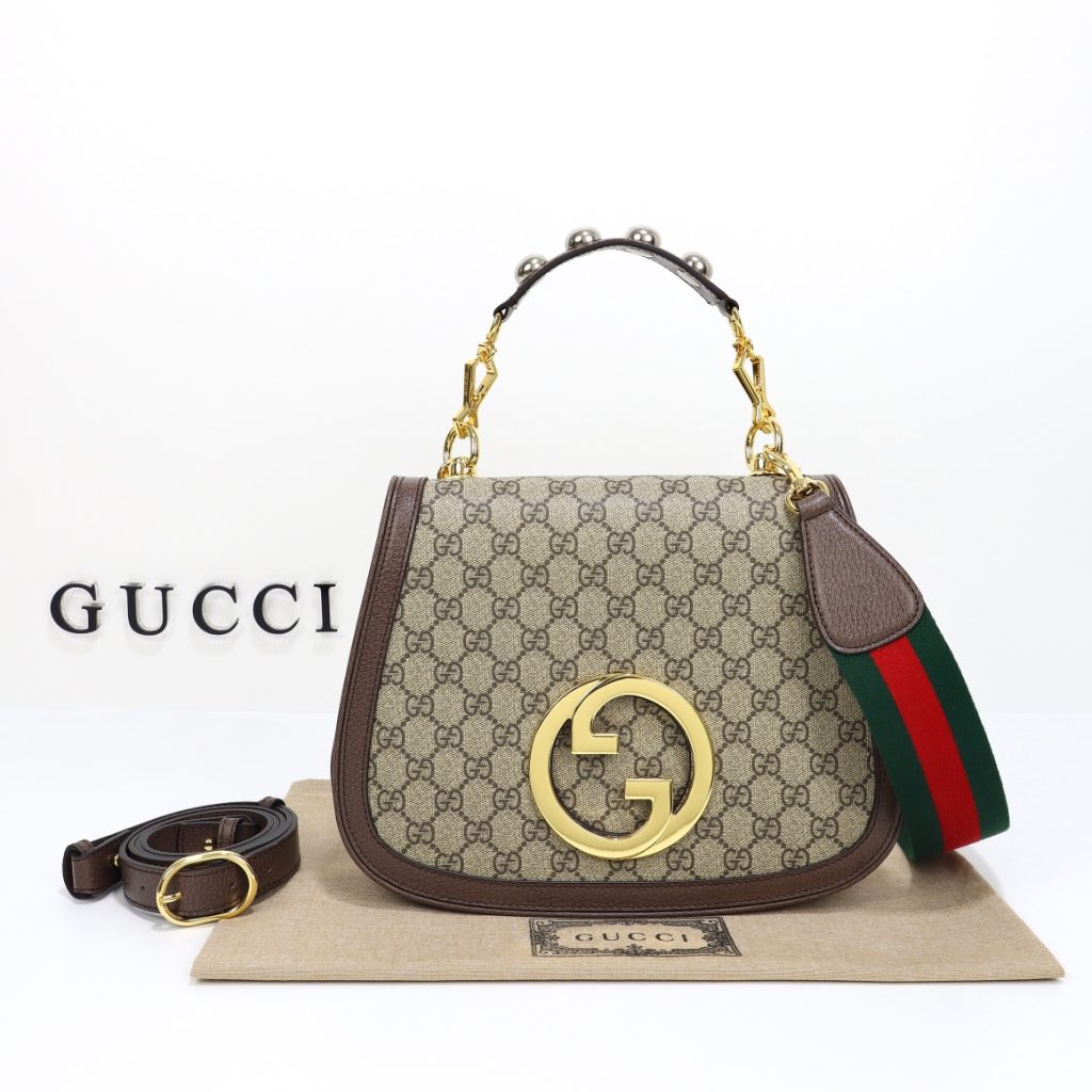 Gucci Blondie Mini Shoulder Bag Brown