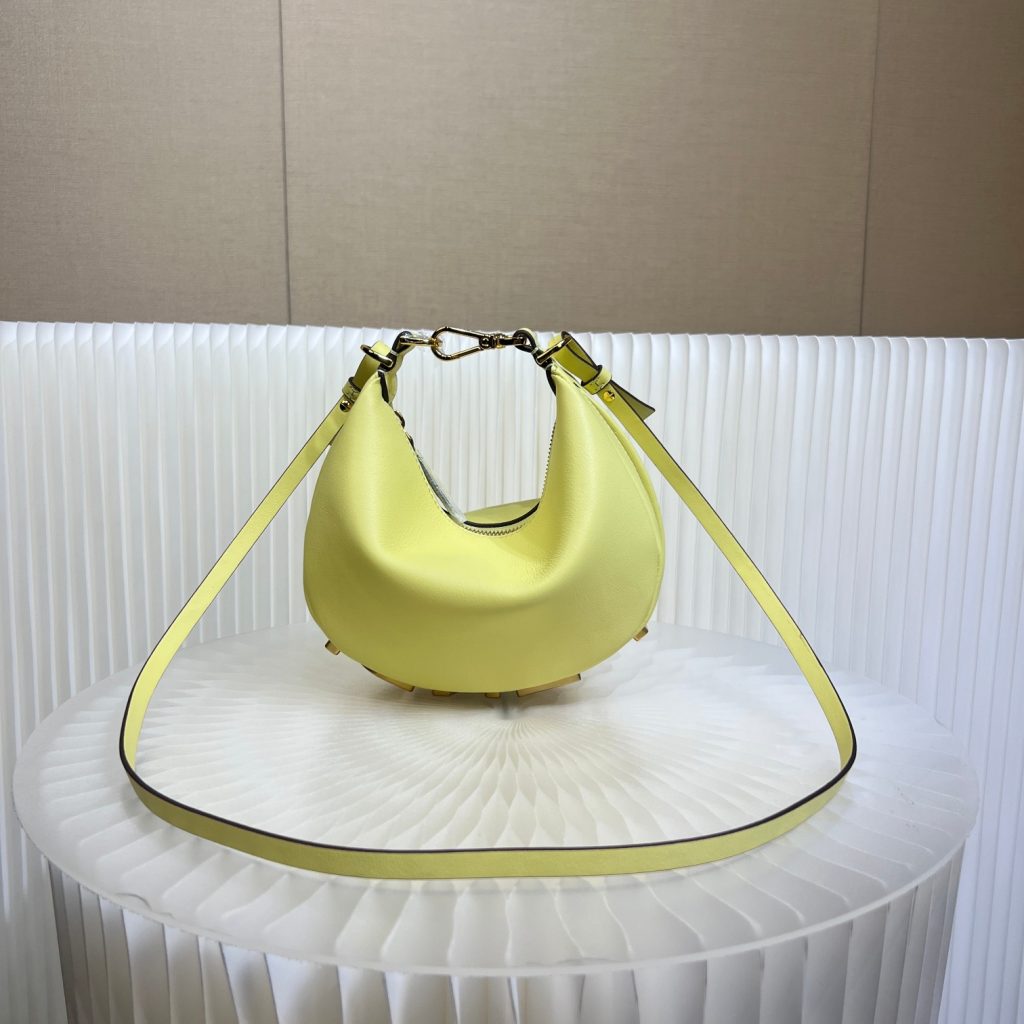 Fendi Praphy Underarm Bag – yellow