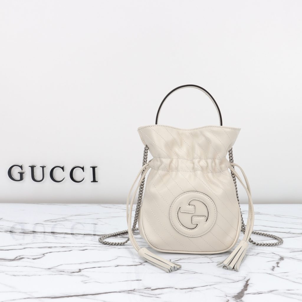 Gucci Bucket Bag, White