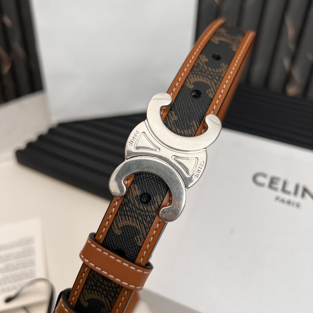 Celine Latest Unisex Belt, 2.5cm Width