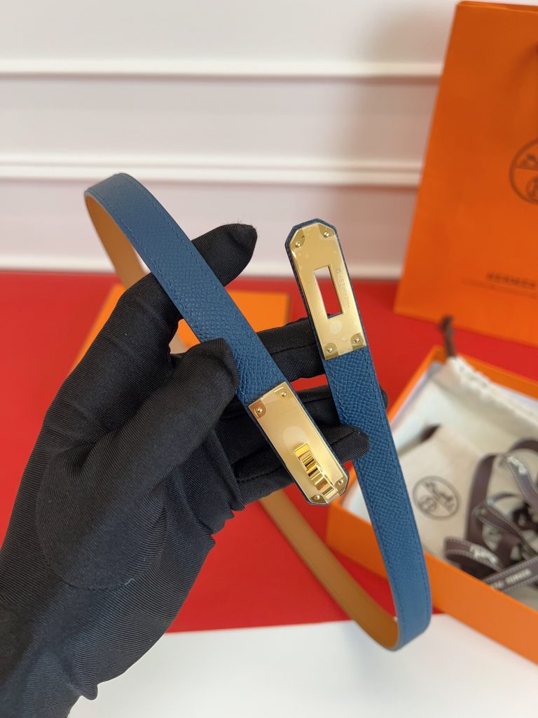 2024 Hermès Kelly New Women’s Belt – 1.8cm Width