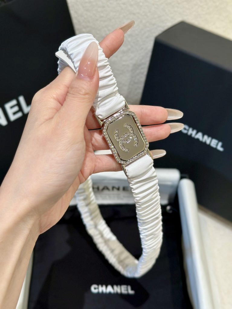 Chanel New Double-Sided Stretch Lambskin Belt