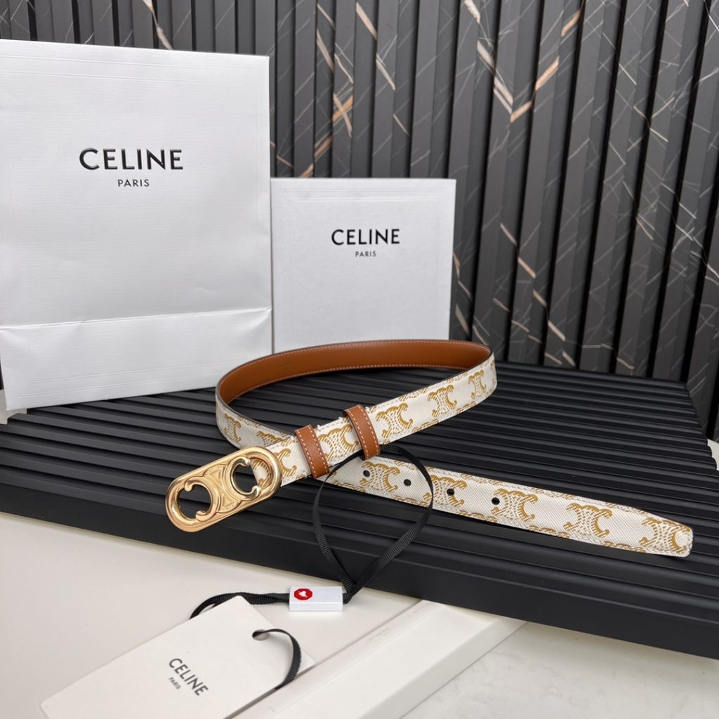 Celine Latest Unisex Belt, 2.5cm Width