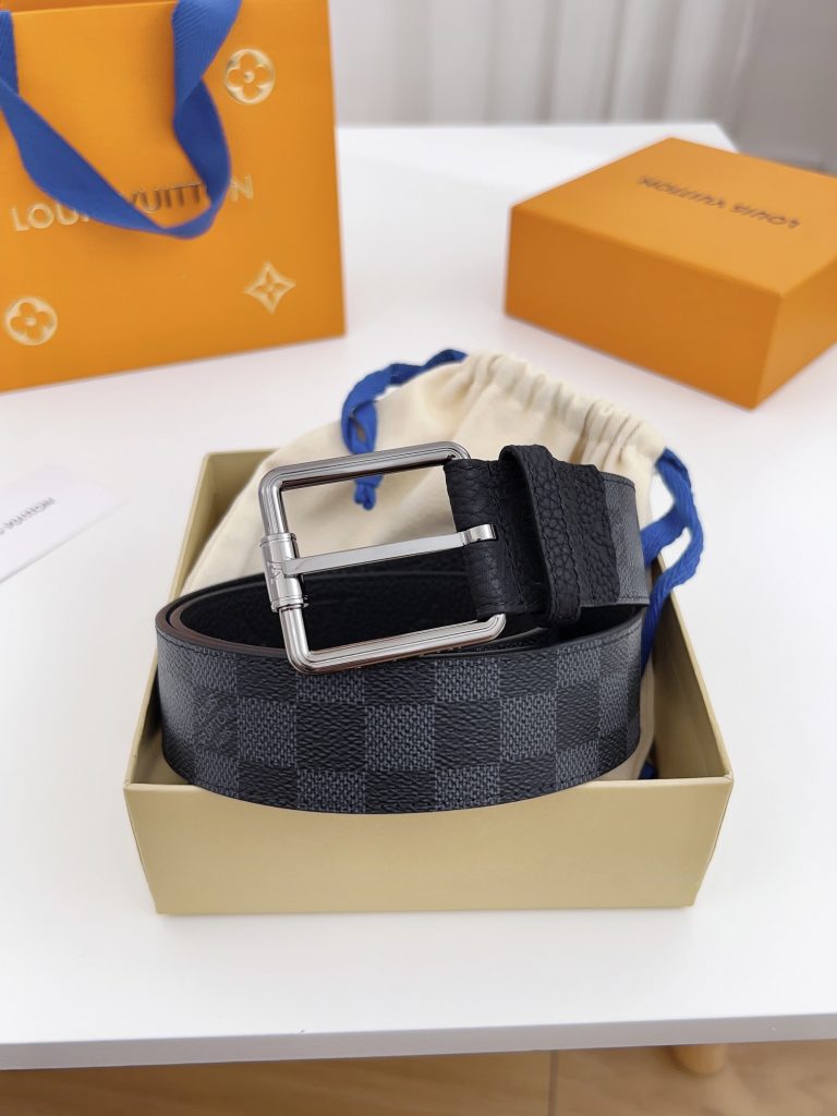 Classic LV Men’s Double-Sided Monogram Belt