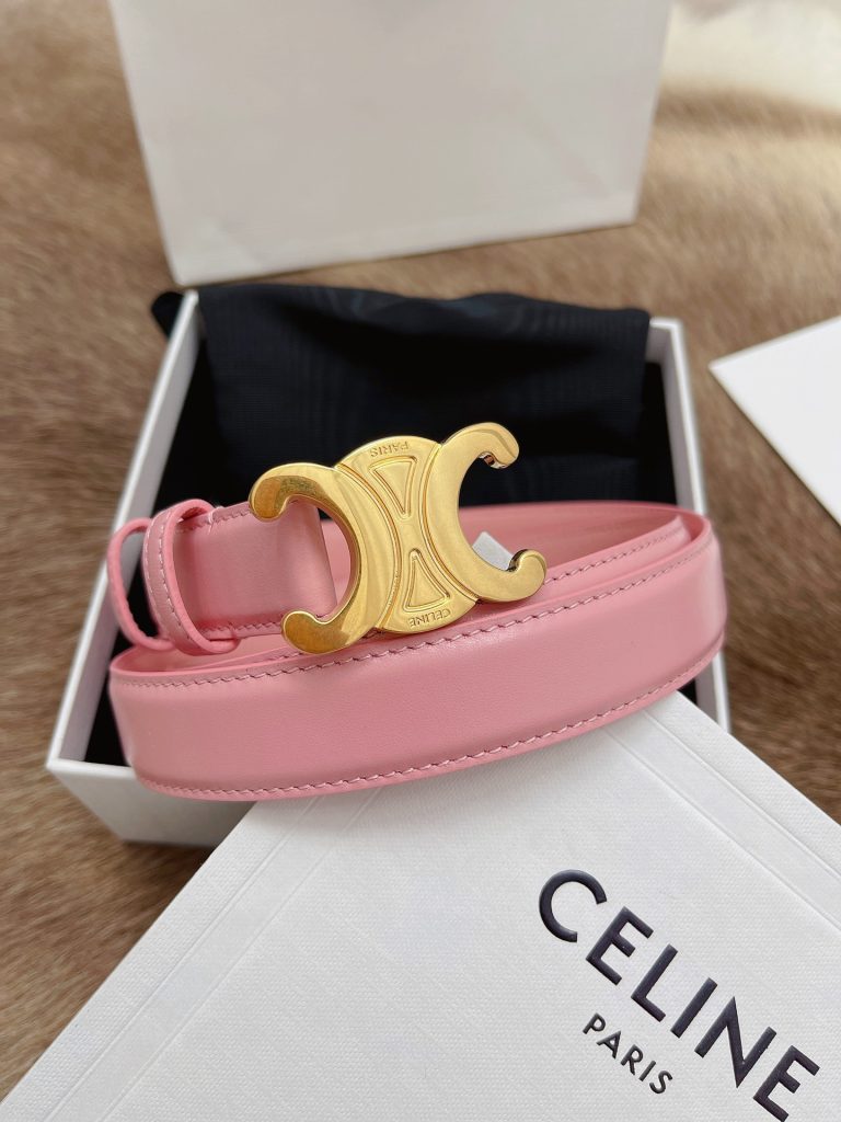 Celine Latest Unisex Belt, 2.5cm Width