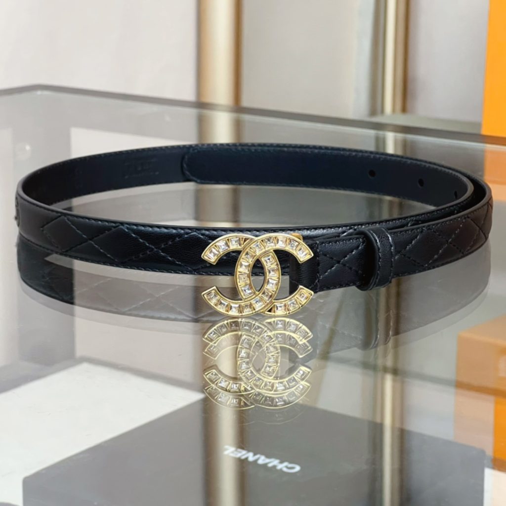 Chanel Women’s Latest Double-C Belt 2.0cm