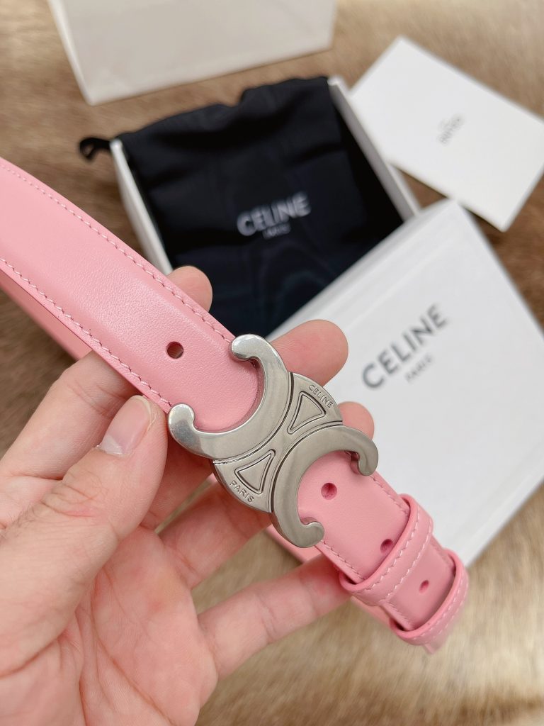 Celine Latest Unisex Belt, 2.5cm Width