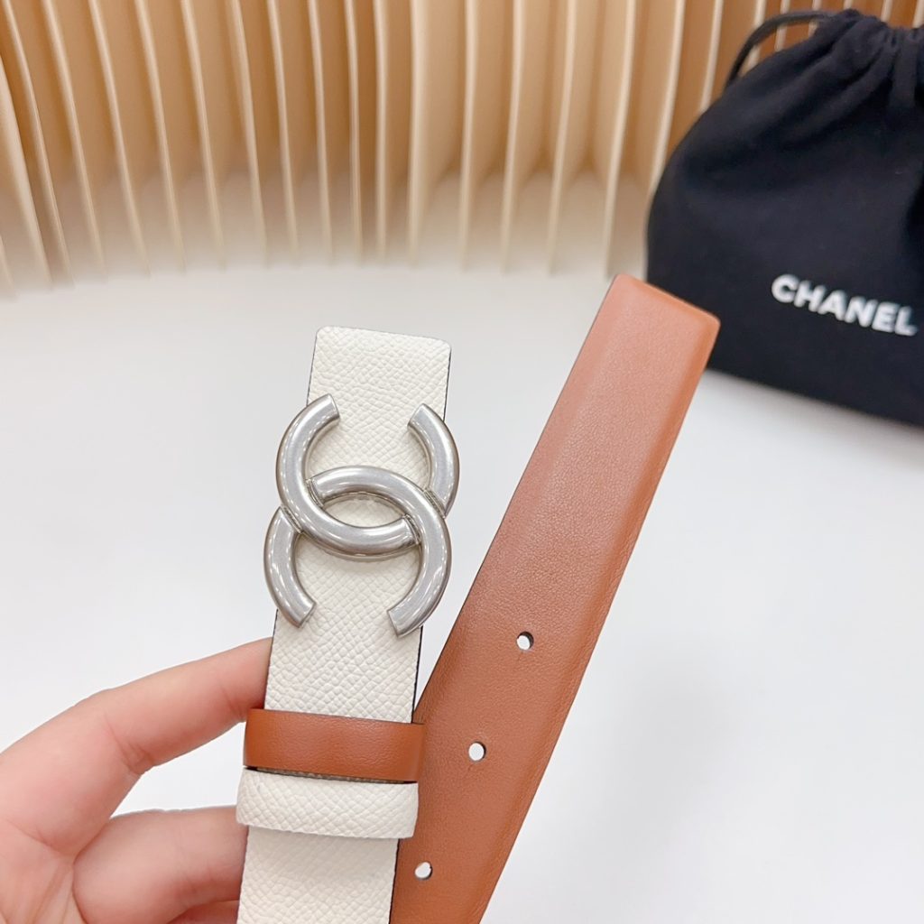 Chanel Official New 3.0cm Edition Belt