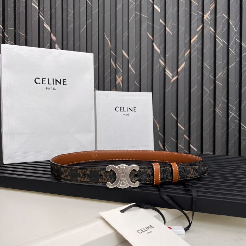 Celine Latest Unisex Belt, 2.5cm Width