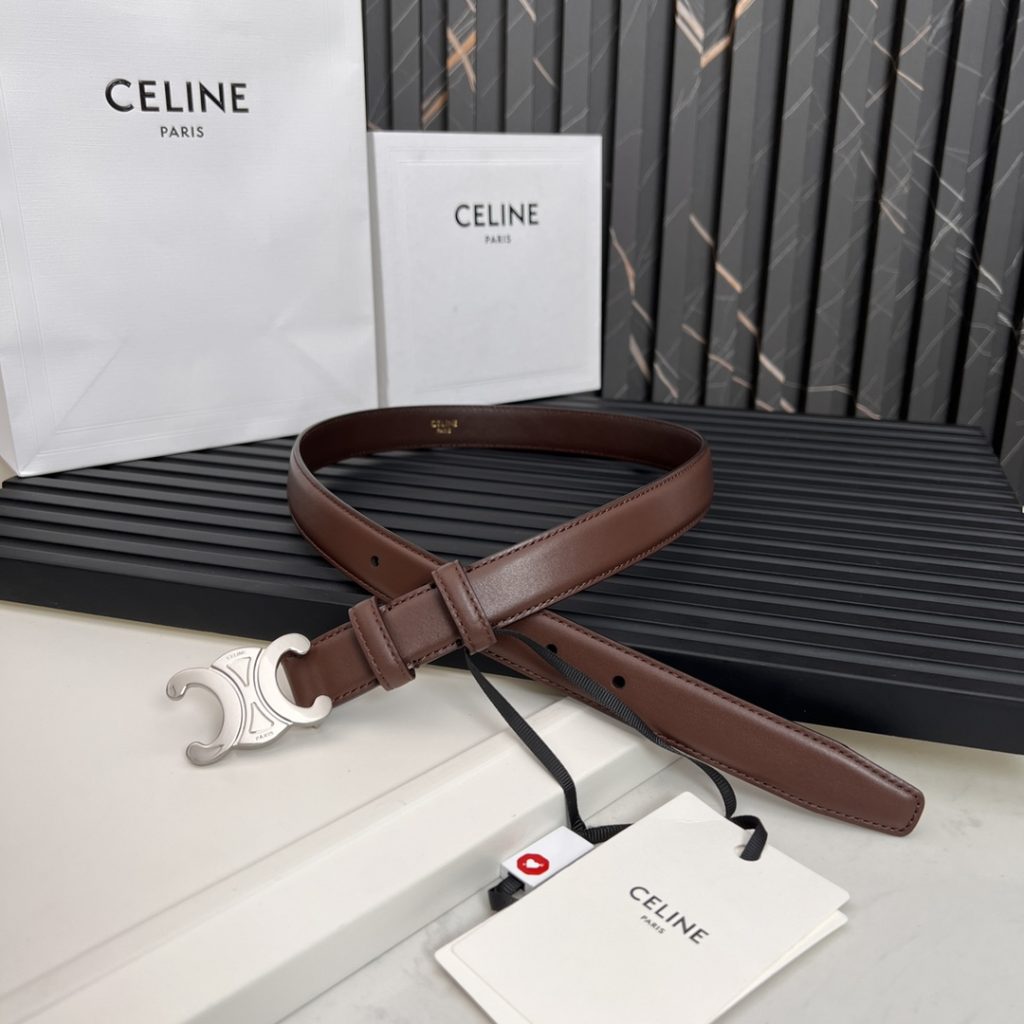 Celine Latest Unisex Belt, 2.5cm Width