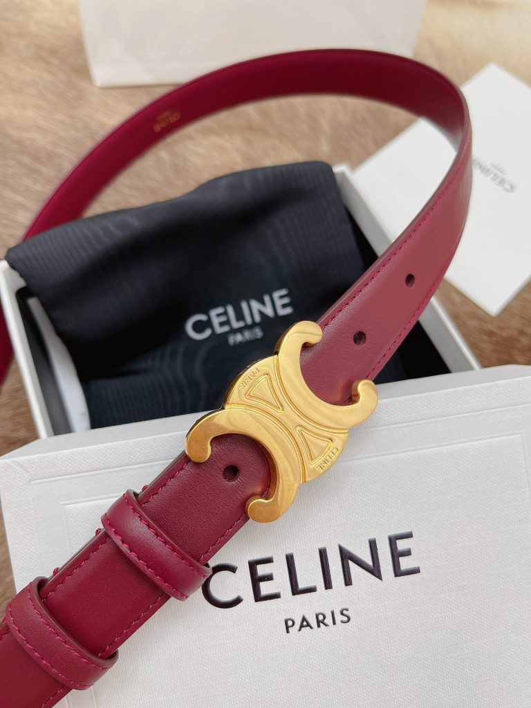 Celine Latest Unisex Belt, 2.5cm Width