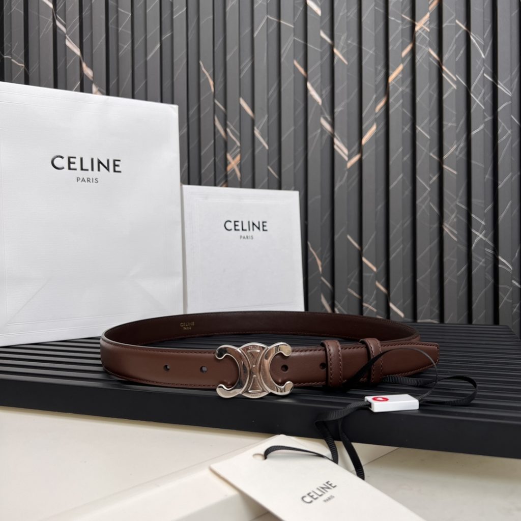 Celine Latest Unisex Belt, 2.5cm Width