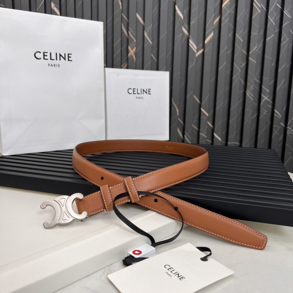 Celine Latest Unisex Belt, 2.5cm Width