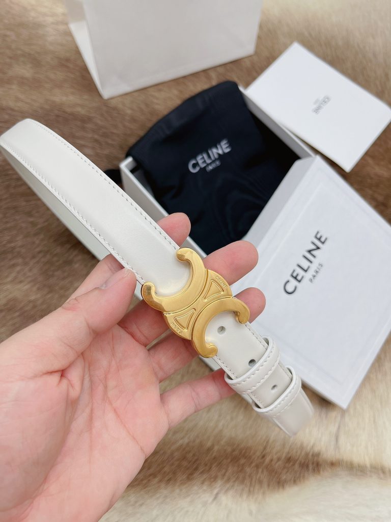 Celine Latest Unisex Belt, 2.5cm Width