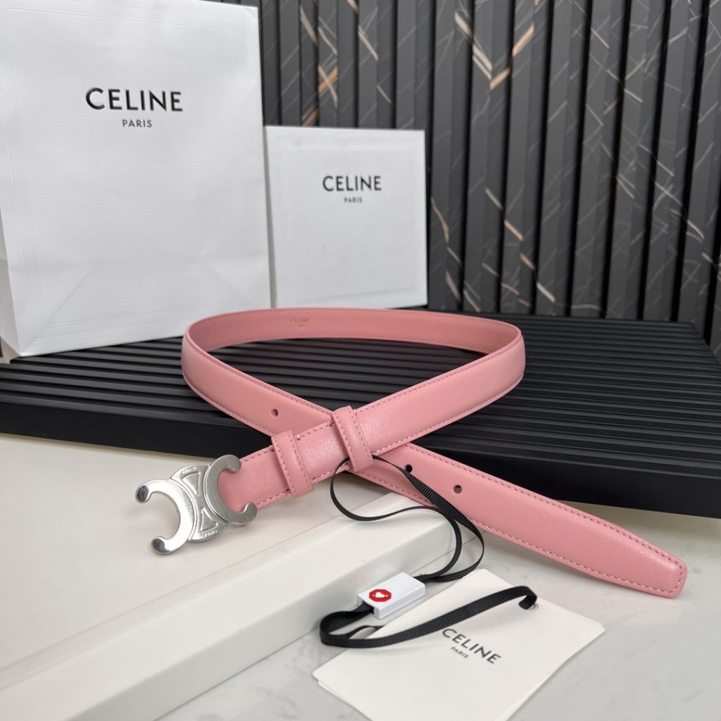 Celine Latest Unisex Belt, 2.5cm Width