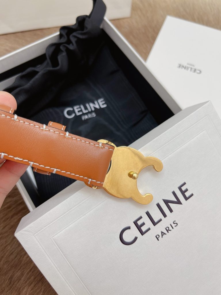 Celine Latest Unisex Belt, 2.5cm Width