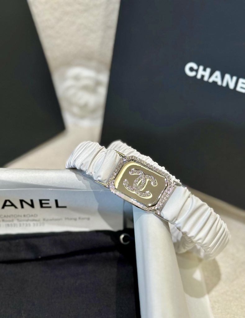 Chanel New Double-Sided Stretch Lambskin Belt