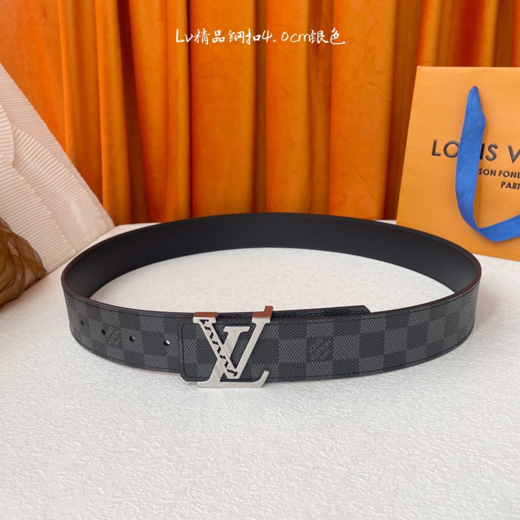 Classic LV Men’s Double-Sided Monogram Belt