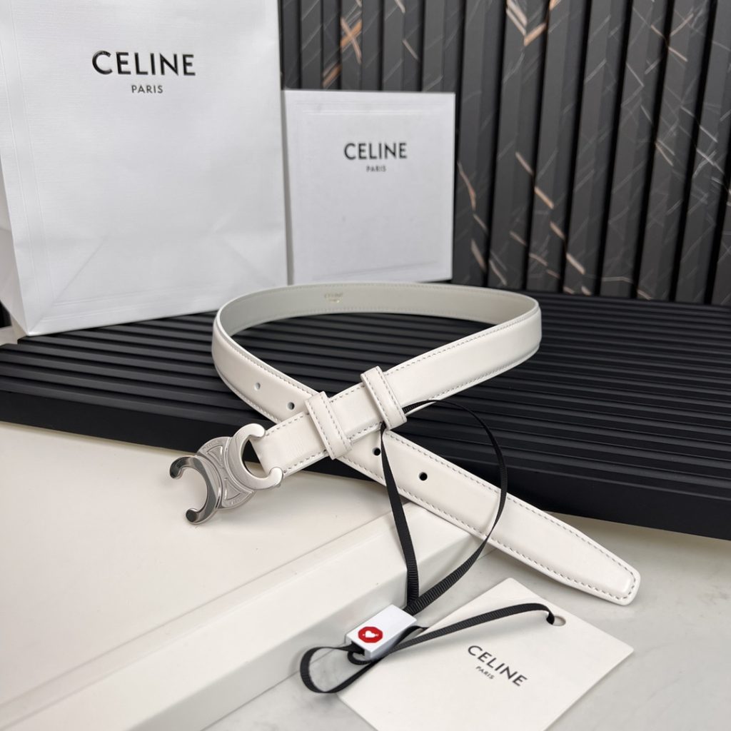 Celine Latest Unisex Belt, 2.5cm Width