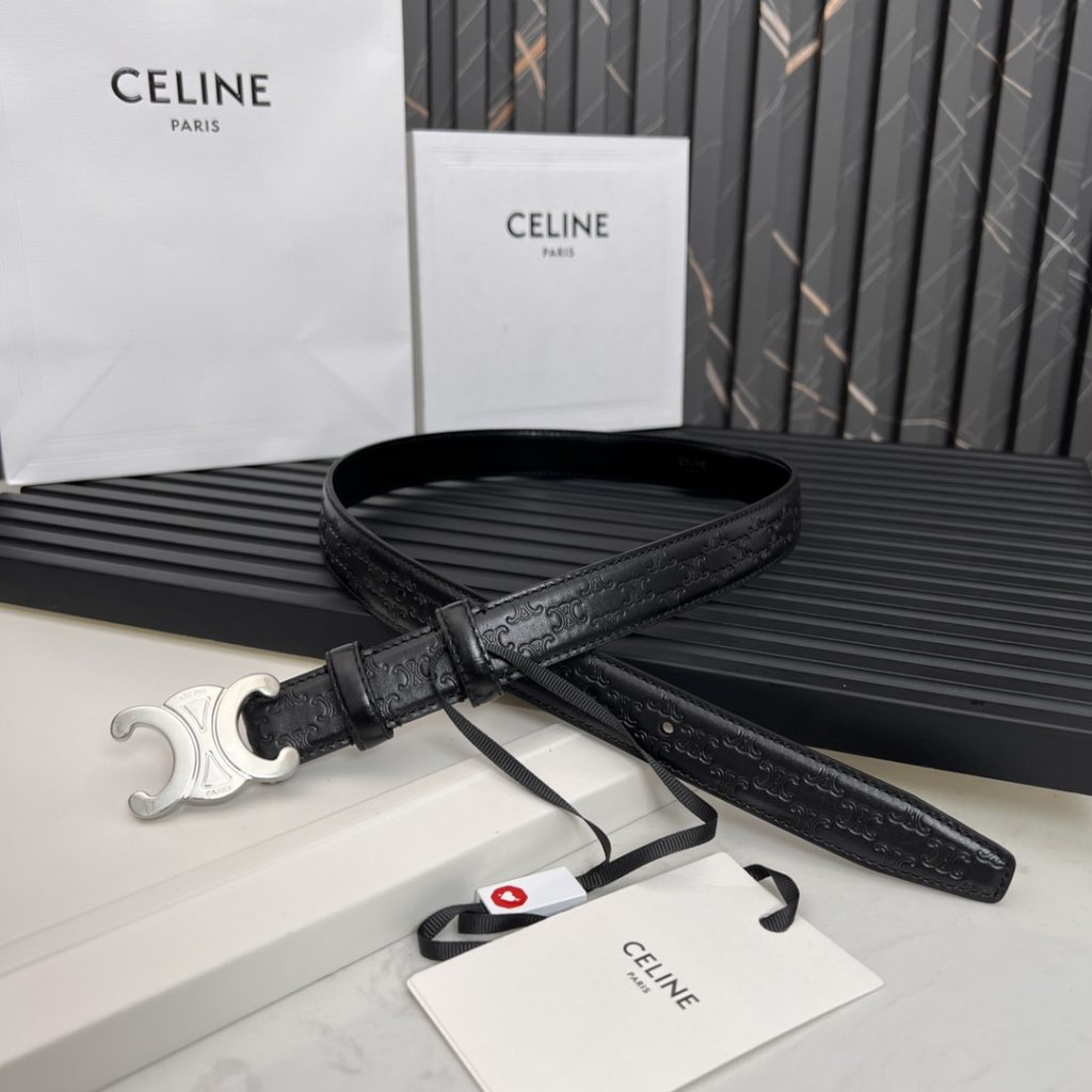 Celine Latest Unisex Belt, 2.5cm Width