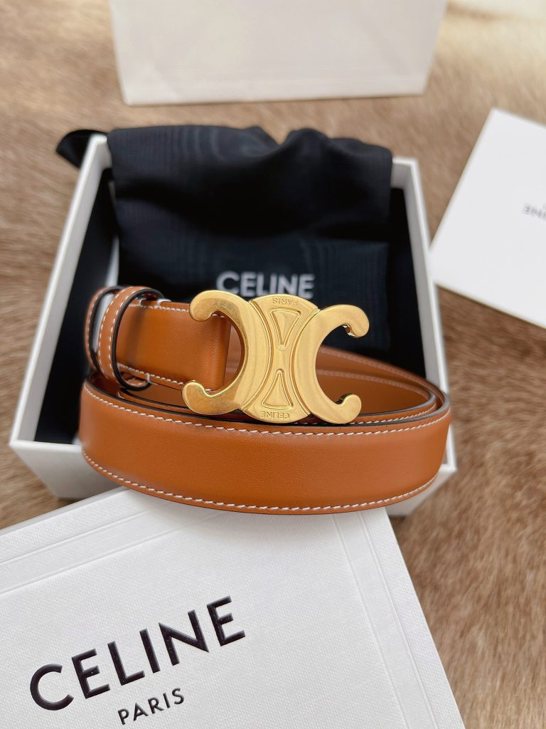 Celine Latest Unisex Belt, 2.5cm Width