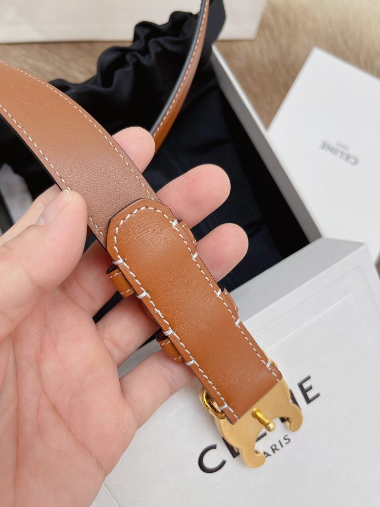 Celine Latest Unisex Belt, 2.5cm Width