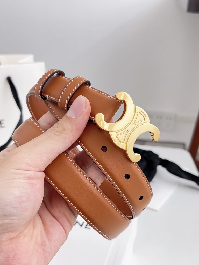 Celine Latest Unisex Belt, 2.5cm Width