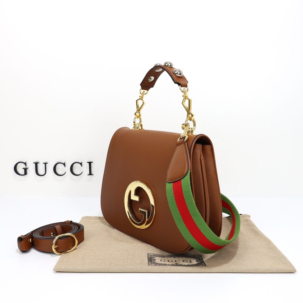 Gucci Blondie Mini Shoulder Bag-Caramel color