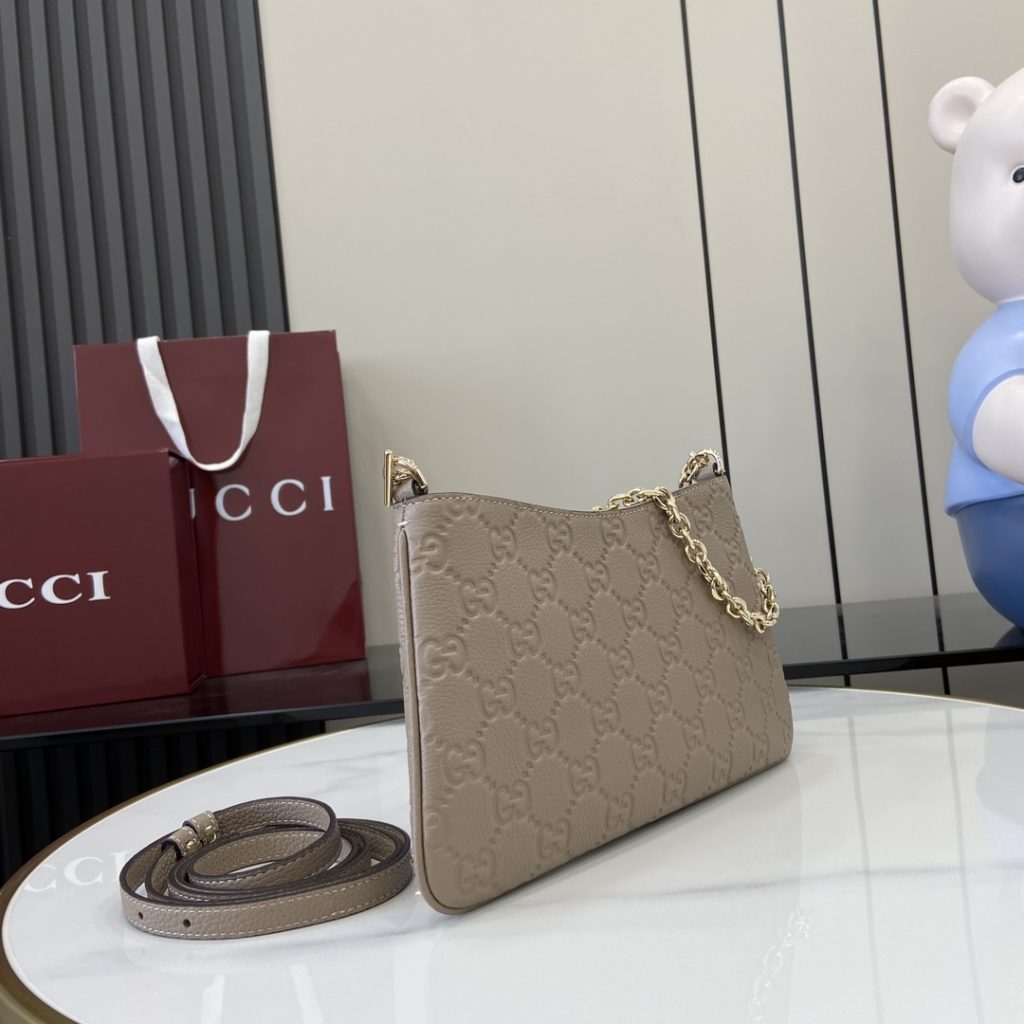 Gucci GG Emblem Small Shoulder Bag