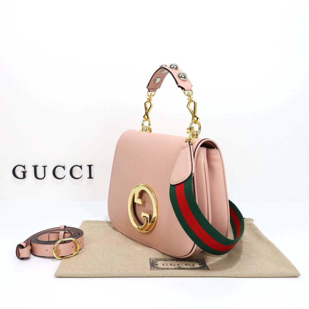 Gucci Blondie Mini Shoulder Bag-pink