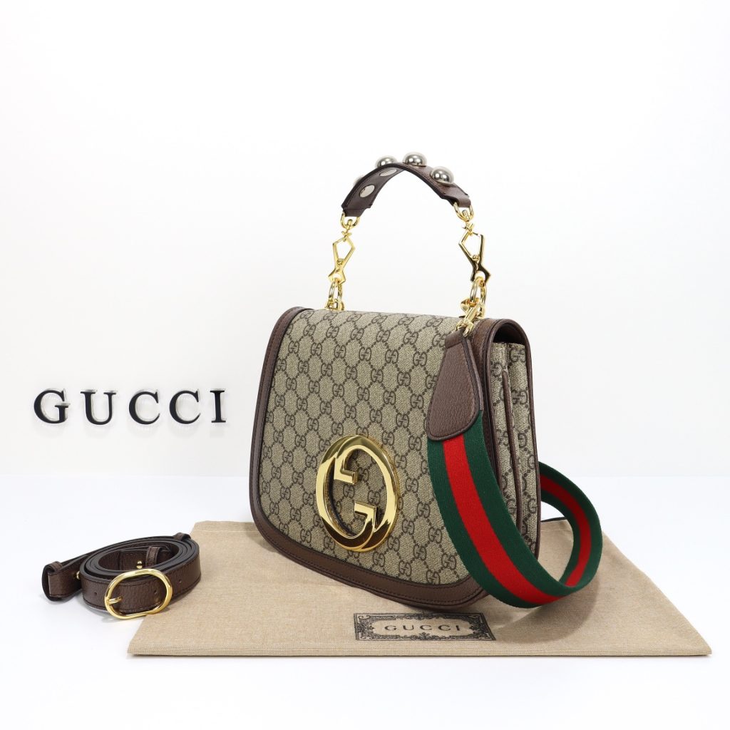 Gucci Blondie Mini Shoulder Bag Brown