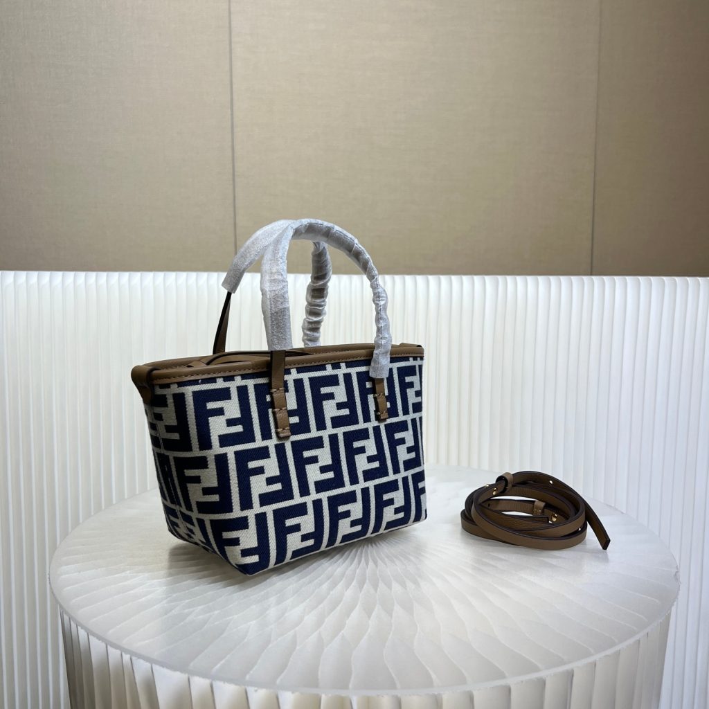 Fendi Classic Monogram Roll Mini Basket