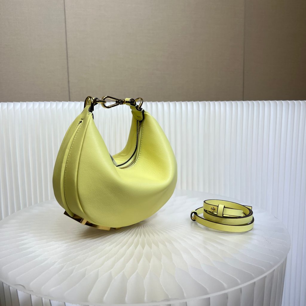 Fendi Praphy Underarm Bag – yellow