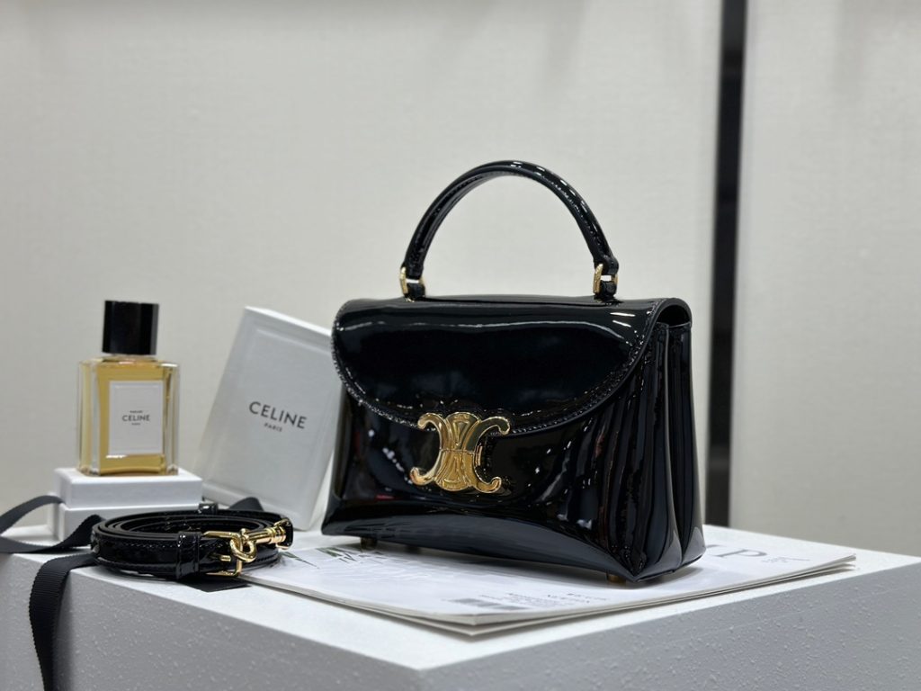 CELINE  TEEN NINO Patent Calfskin Handbag