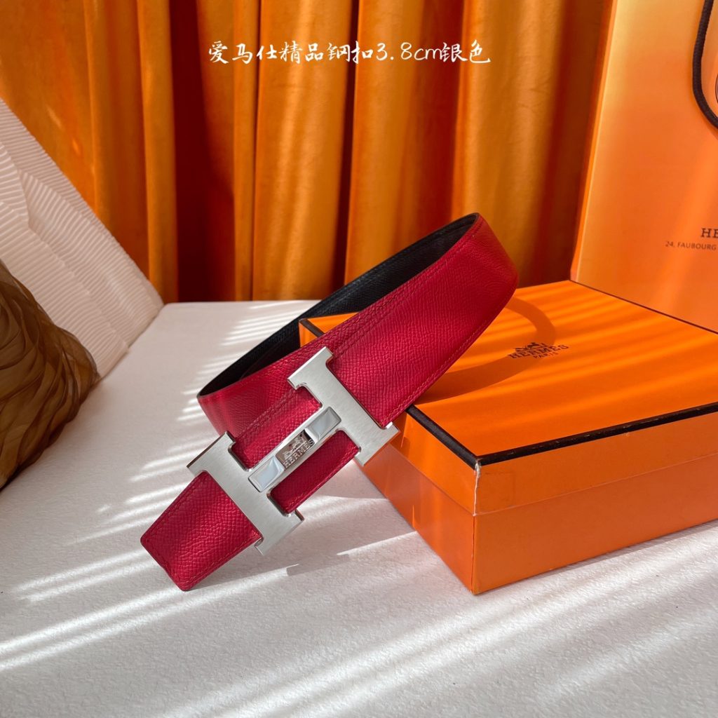 Hermès 3.8cm Reversible Belt