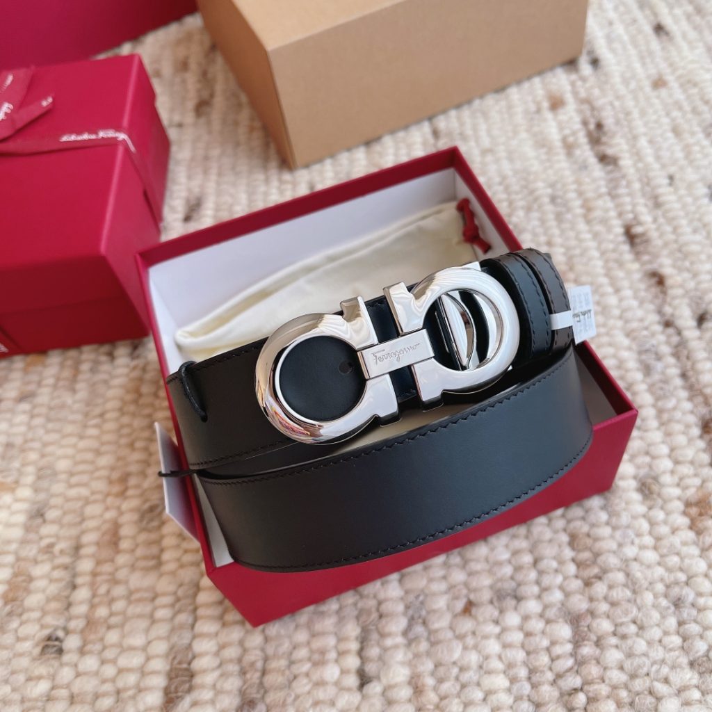 Fendi 3.5cm Belt – Classic Canvas with Top-Grain Calfskin