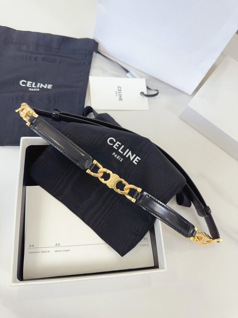 Celine Latest Unisex Belt, 2.5cm Width