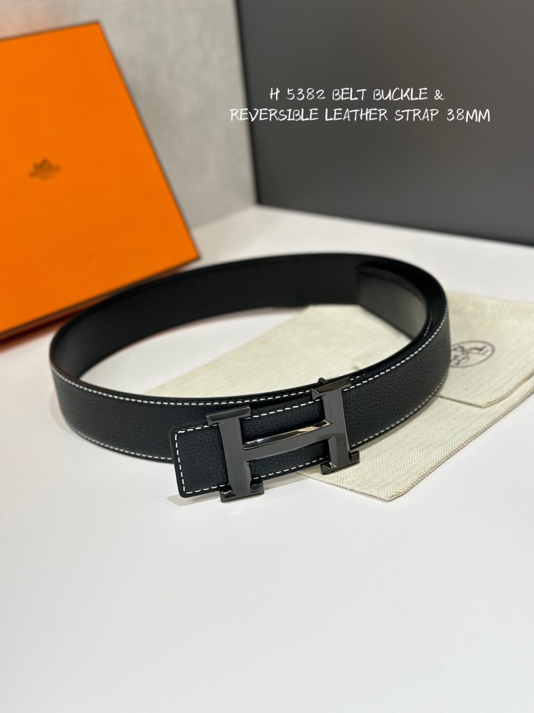 5382 BELT BUCKLE & REVERSIBLE LEATHER STRAMM