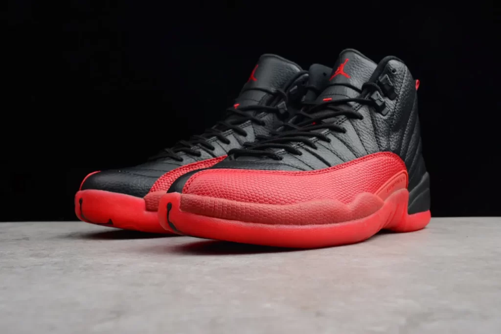 nike Air Jordan 12 Retro Flu Game Black Red 2016 (130690-002)