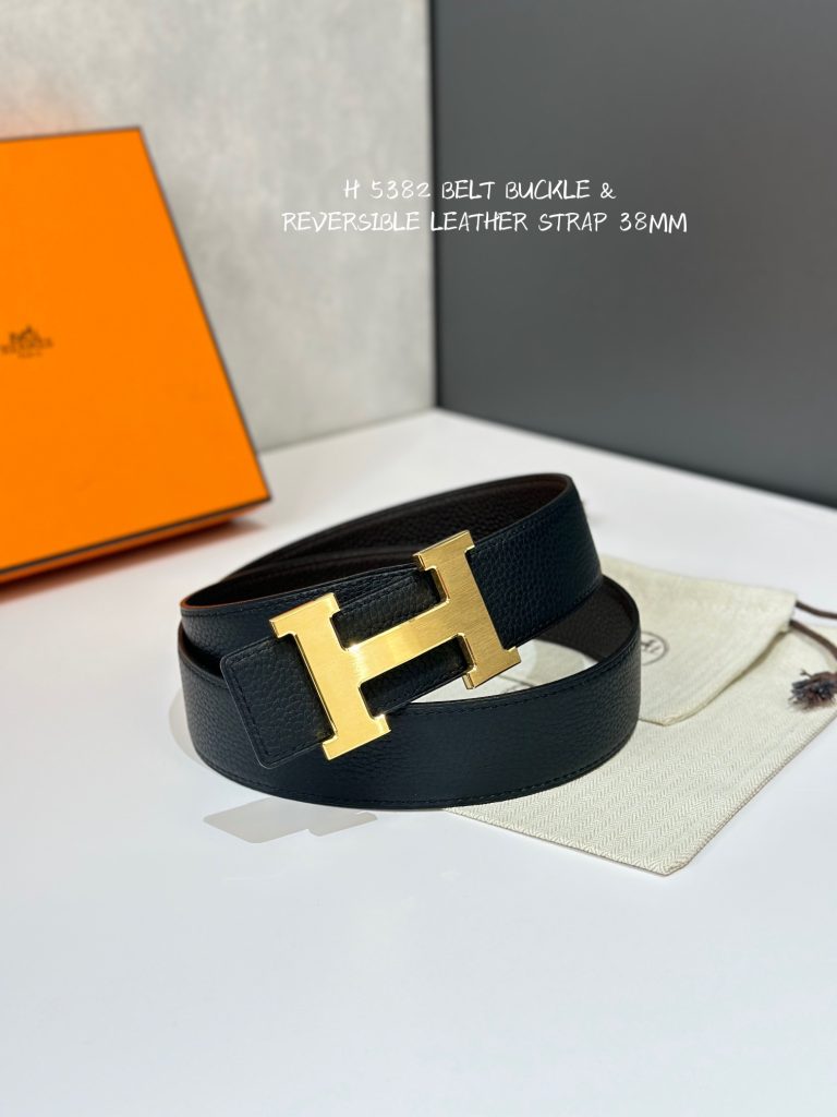 5382 BELT BUCKLE & REVERSIBLE LEATHER STRAMM